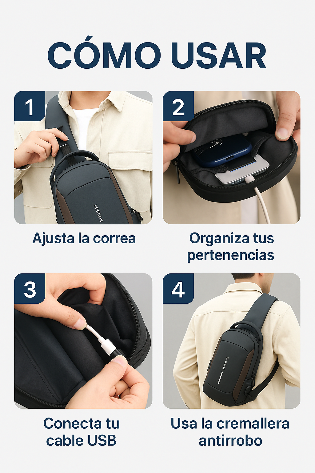 Oferta imbatible: Bolso-Mochila Antirrobo