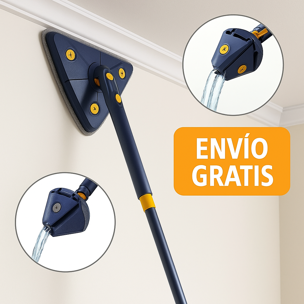 🧹 OFERTA LIMPIADOR TENDENCIA MUNDIAL🧹: Mopa triangular giratoria 360°
