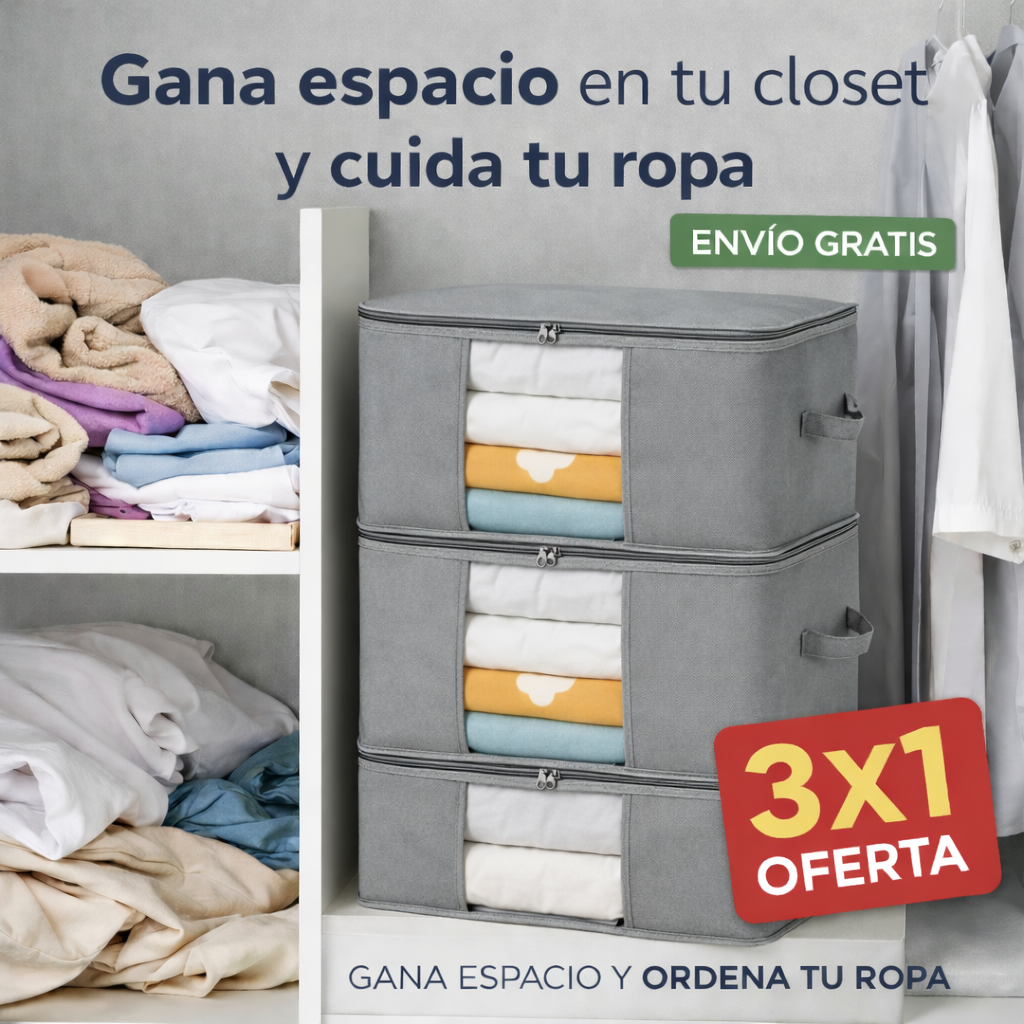 🧺 RECUPERA EL ESPACIO DE TU CLOSET EN MINUTOS