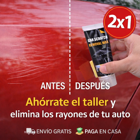 🔥SOLO POR HOY: 2x1 CERA QUITA RAYONES - CAR SCRATCH