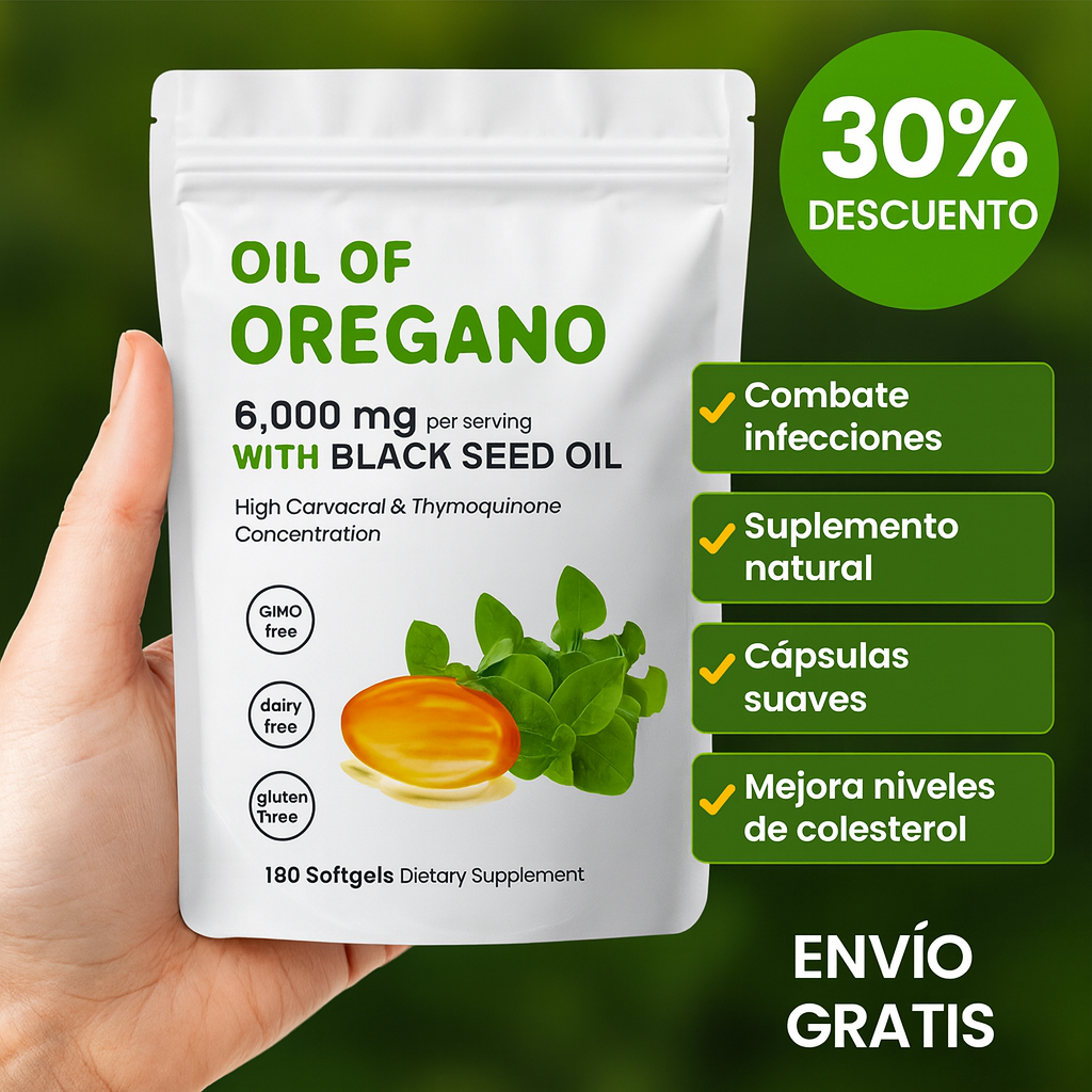 Aceite de orégano - Bienestar diario