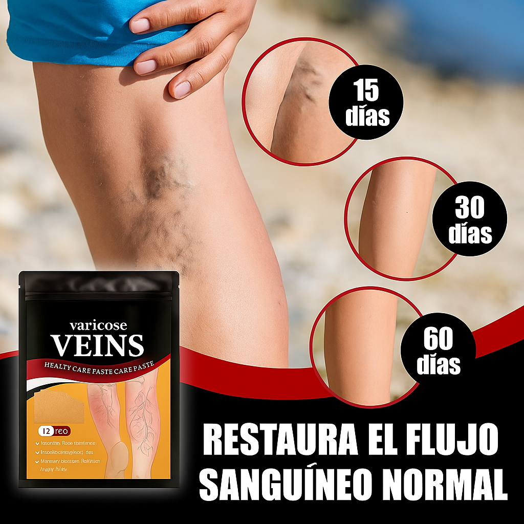 🦵 Pack Oferta: 4x1 Parches ADIÓS VÁRICES 🦵